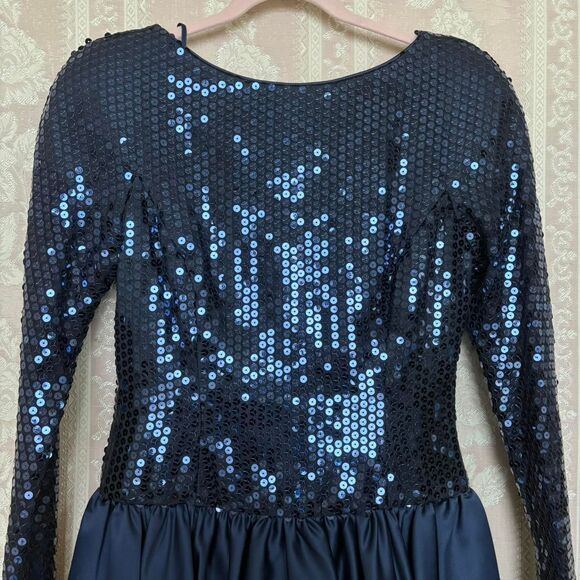 Rimini Sequin Navy Blue Dress - Picture 3 of 8